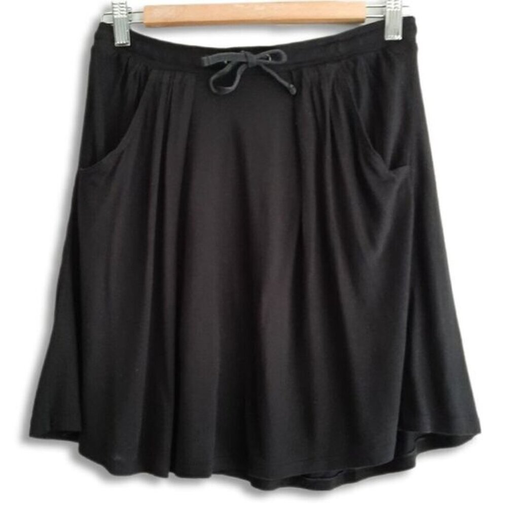 UNITED COLORS OF BENETTON | Italy Pull-on Mini Skirt w/ Pockets Black Sz S